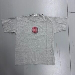 Vintage Hoodlum Movie Promo T-Shirt Mens XL Grey Bay Side Heavy Weight 90s Film